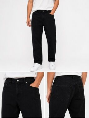 GAP Factory Men's Black Relaxed Jeans